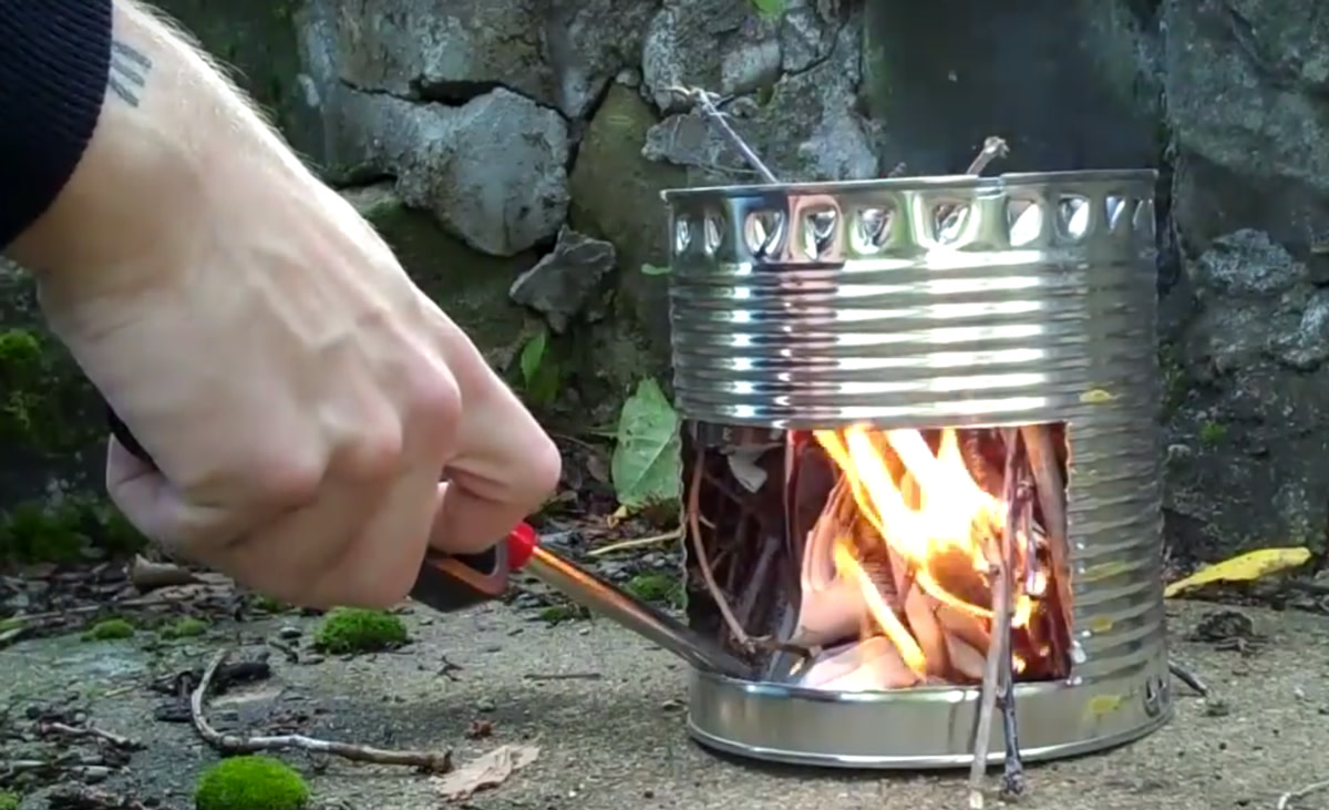 diy can stove